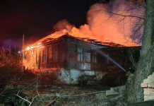 В центре Михайлова горел многоквартирный дом