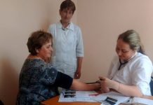 Автопоезд «Забота и Здоровье» встретили в селе Грязное Михайловского округа